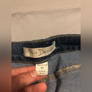 Flaired jeans!! Size 16, long, denim brand. Super comfortable, wore a few times